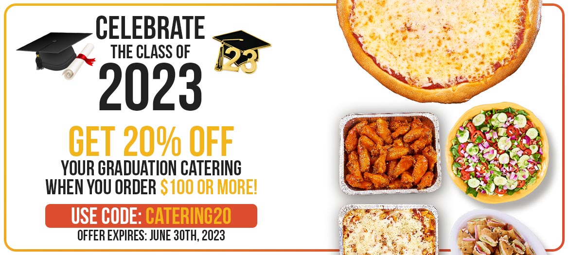 Graduate Catering with Seasons Pizza