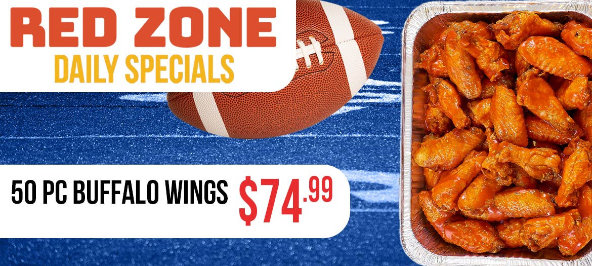 50 Wings Only $74.99