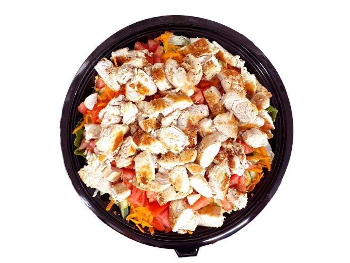 Tossed Salad With Grilled Chicken Tray