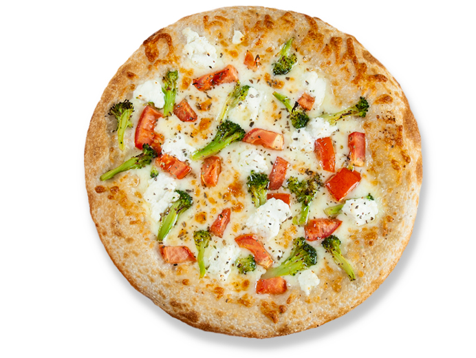 White Vegetable Pizza
