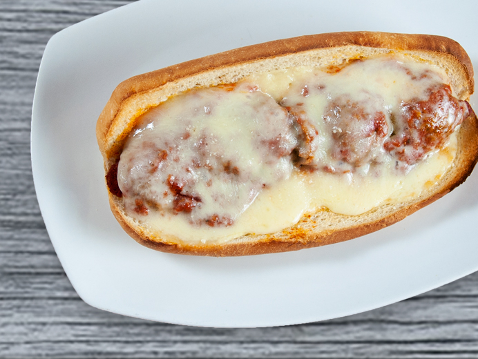 Meatball Parmigiana Sub